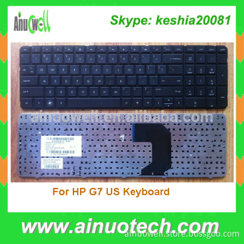 US Notebook Keyboard Wholesale For HP G7 G7T G7-1000 G7-1100 G7-1200 US Laptop Keyboard US PL IT TR GR LA AR SP PO RU